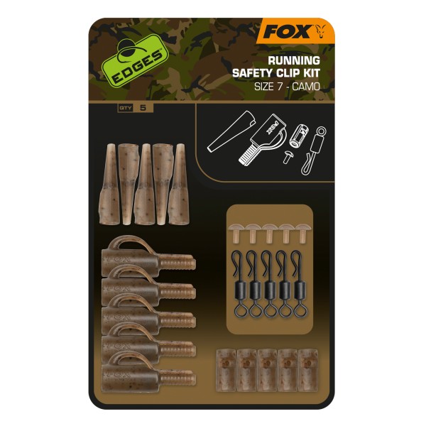 Комплект FOX Edges Camo Running Safety Clip Kit