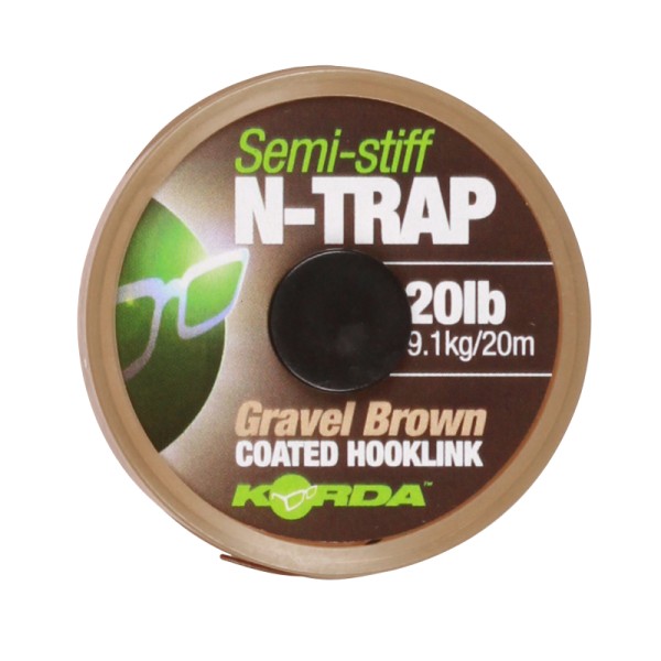 Плетено влакно с покритие KORDA N-Trap Semi Stiff 20m