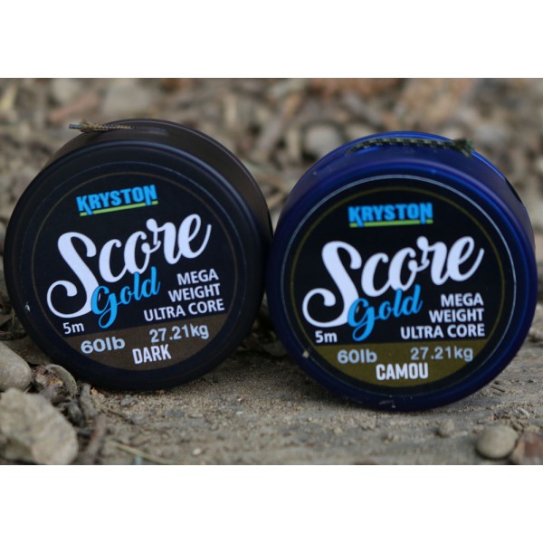 Ледкор Kryston Score Gold Leadcore 60lb 5m 